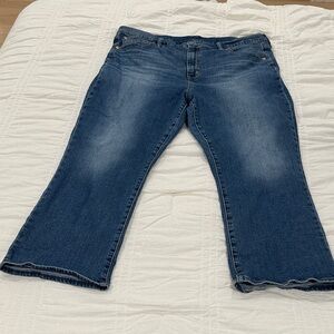 GAP Women's Flare Jeans in Deep Blue